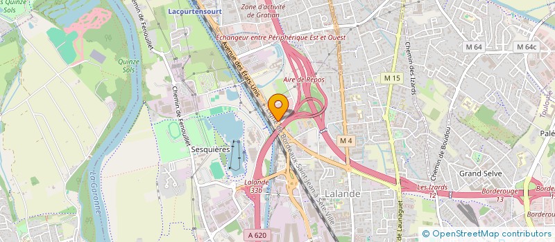 localisation de l'entreprise SCI LALANDE à TOULOUSE