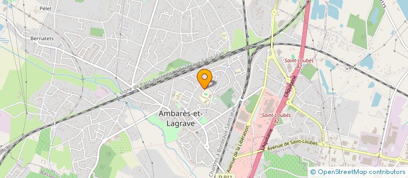 localisation de l'entreprise SCI LALANDE  AMBARES-ET-LAGRAVE