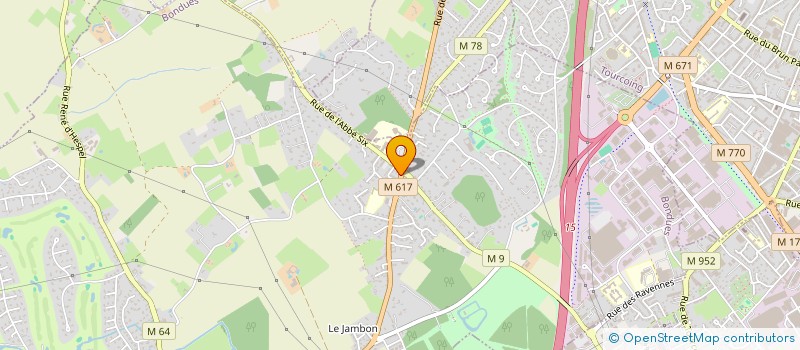 localisation de l'entreprise SCI LALANDE  BONDUES