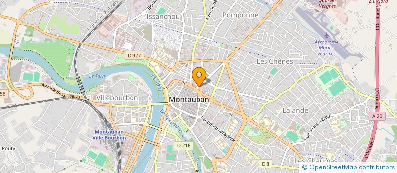 localisation de l'entreprise SCI LALANDE  MONTAUBAN