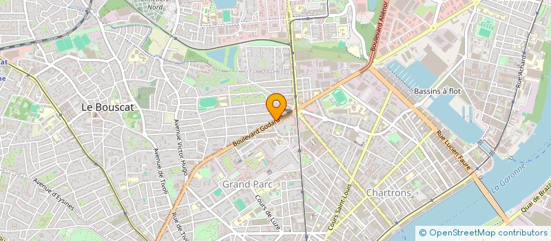 localisation de l'entreprise SCI LALANNE  LE BOUSCAT