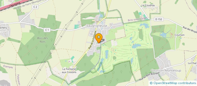 localisation de l'entreprise SCI LALANNE ET ASSOCIE  VAUGRIGNEUSE