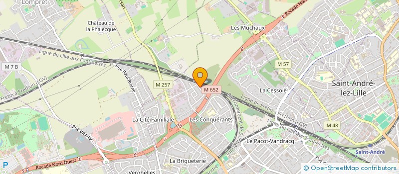 localisation de l'entreprise SCI LALAU-BLANQUART à LAMBERSART