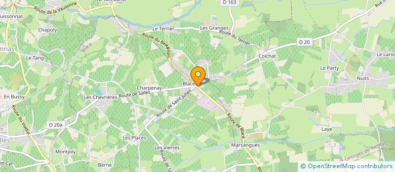 localisation de l'entreprise SCI LALC  BLACE