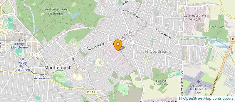 localisation de l'entreprise SCI LALCEV à MONTFERMEIL