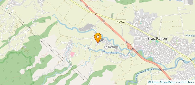 localisation de l'entreprise SCI LALDARY  BRAS-PANON