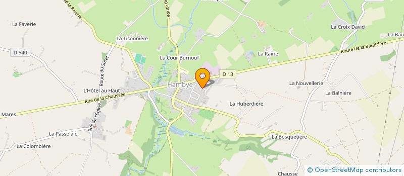 localisation de l'entreprise SCI LALELI  HAMBYE