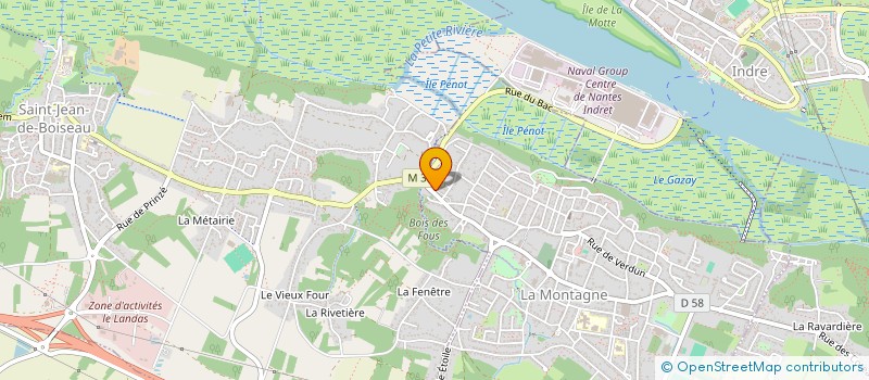 localisation de l'entreprise SCI LALI  LA MONTAGNE