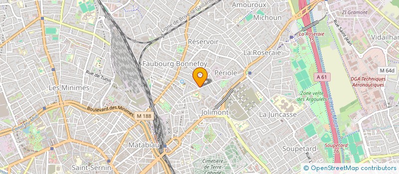 localisation de l'entreprise SCI LALIE à TOULOUSE