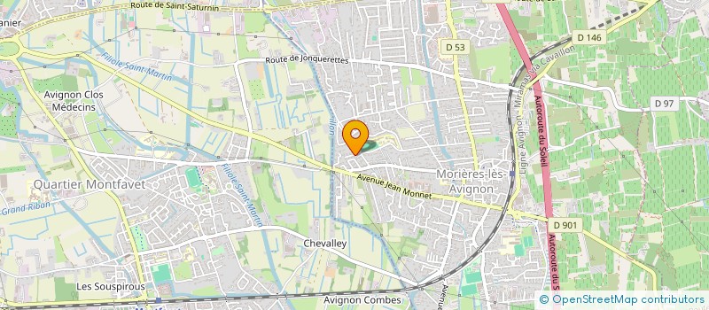 localisation de l'entreprise SCI LALIS  MORIERES-LES-AVIGNON