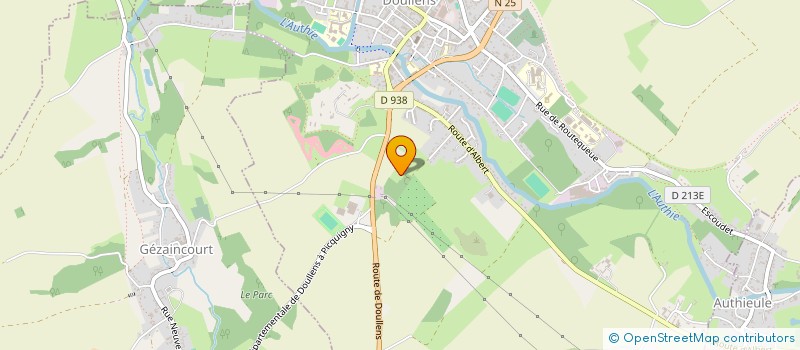 localisation de l'entreprise SCI LALISSE  DOULLENS