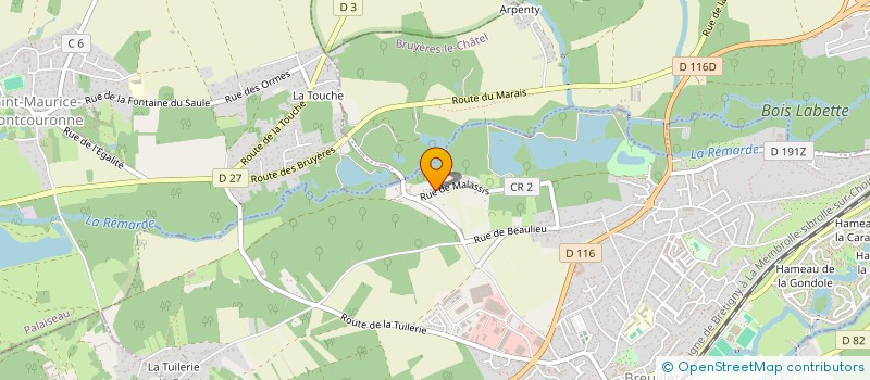 localisation de l'entreprise SCI LALLE  BREUILLET