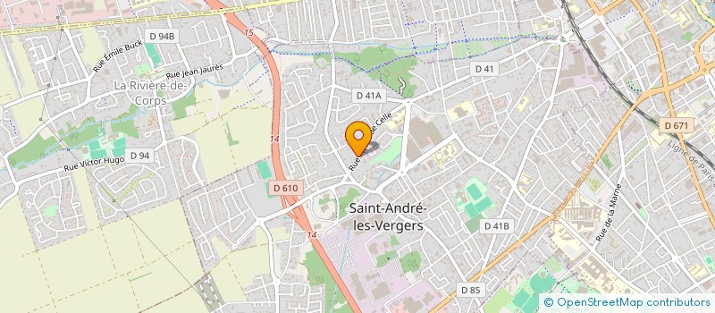 localisation de l'entreprise SCI LALLEMENT  SAINT-ANDRE-LES-VERGERS