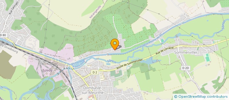 localisation de l'entreprise SCI LALLEMENT FRERES  DOMBASLE-SUR-MEURTHE