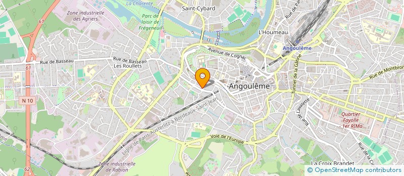 localisation de l'entreprise SCI LALLIER à ANGOULEME