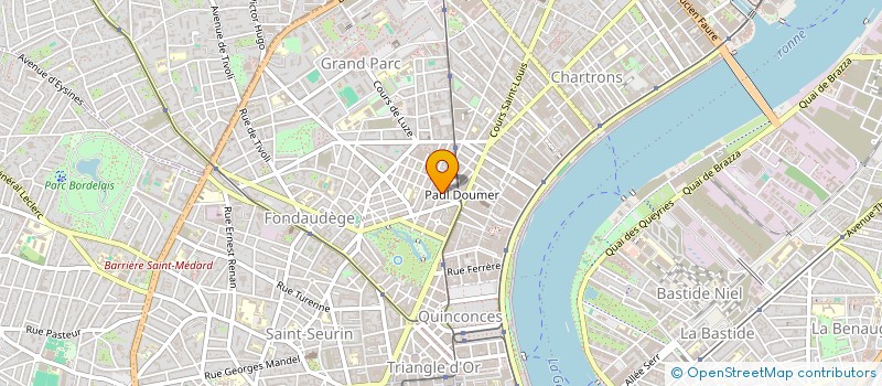 localisation de l'entreprise SCI LALLIER IMMOBILIER  BORDEAUX