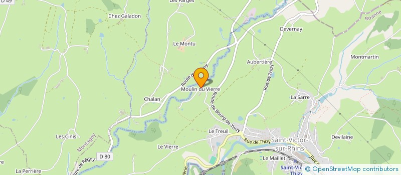 localisation de l'entreprise SCI LALLY  SAINT-VICTOR-SUR-RHINS