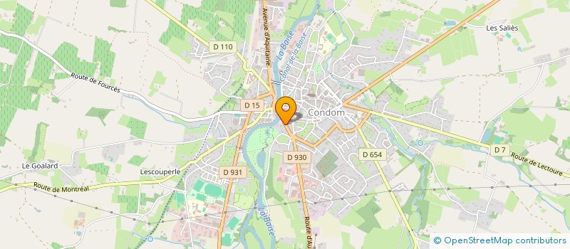 localisation de l'entreprise SCI LALO  CONDOM