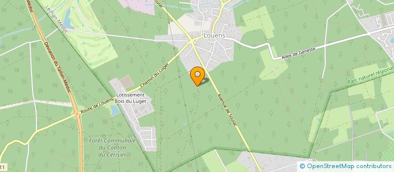 localisation de l'entreprise SCI LALO  LE PIAN-MEDOC