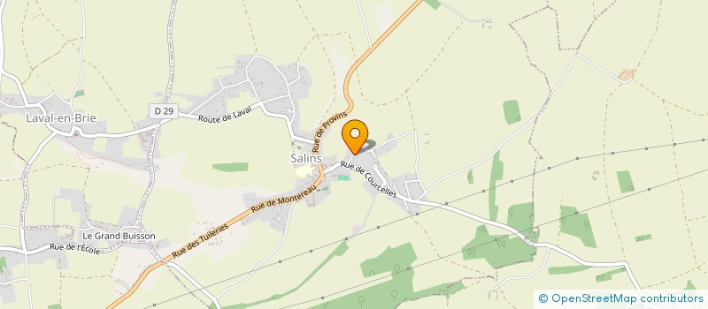 localisation de l'entreprise SCI LALO  SALINS