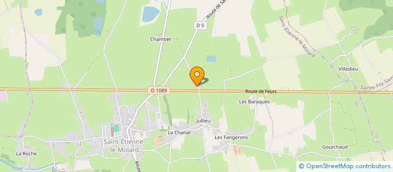 localisation de l'entreprise SCI LALO  SAINT-ETIENNE-LE-MOLARD