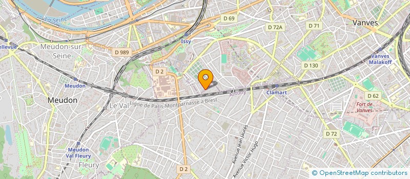 localisation de l'entreprise SCI LALO à ISSY-LES-MOULINEAUX