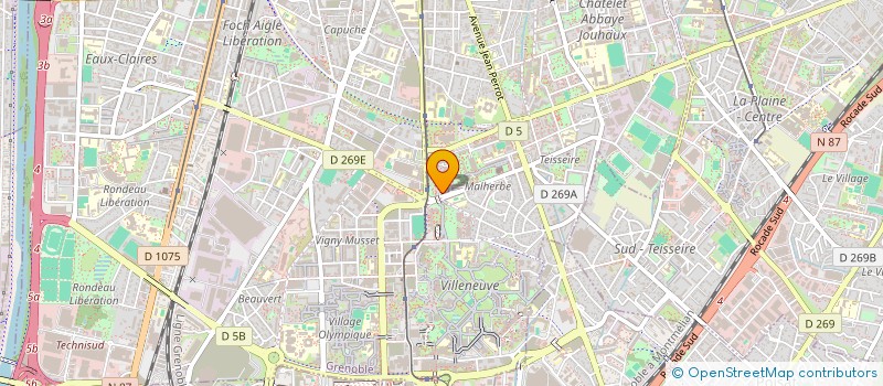 localisation de l'entreprise SCI LALOGE à GRENOBLE
