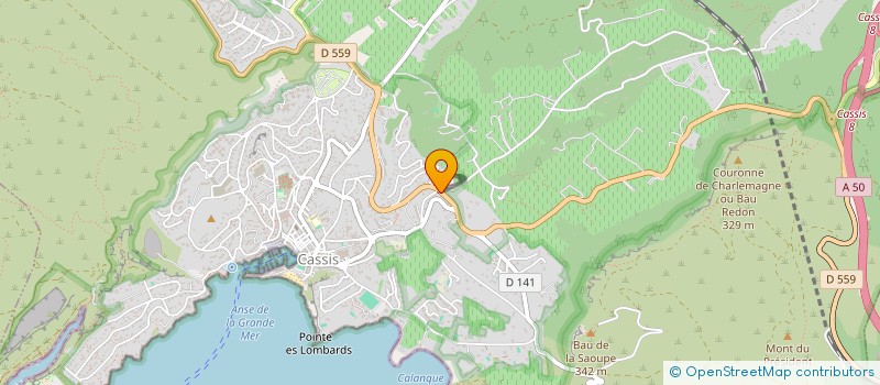 localisation de l'entreprise SCI LALOJE  LES ADRETS-DE-L'ESTEREL