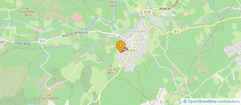 localisation de l'entreprise SCI LALONA  FOURQUES