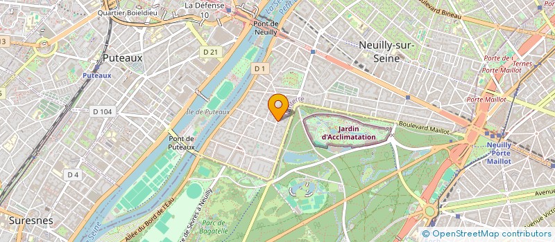 localisation de l'entreprise SCI LALOU à NEUILLY-SUR-SEINE