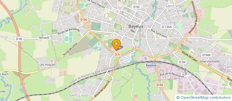 localisation de l'entreprise SCI LALOUE  BAYEUX