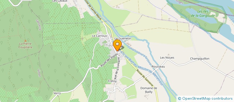 localisation de l'entreprise SCI LALOUE  THAUVENAY