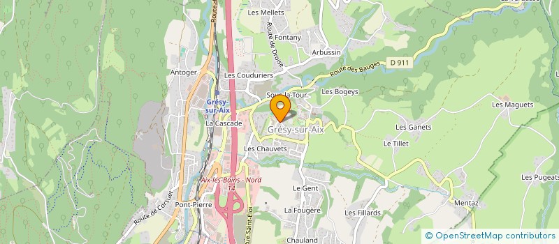 localisation de l'entreprise SCI LALU  GRESY-SUR-AIX