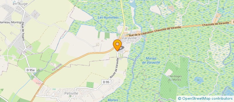 localisation de l'entreprise SCI LALUX à VARAVILLE