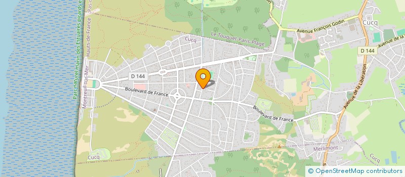 localisation de l'entreprise SCI LALY à CUCQ