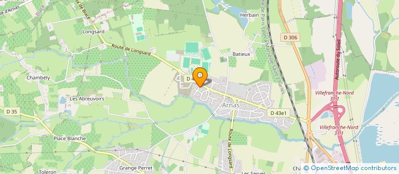 localisation de l'entreprise SCI LALY  ARNAS