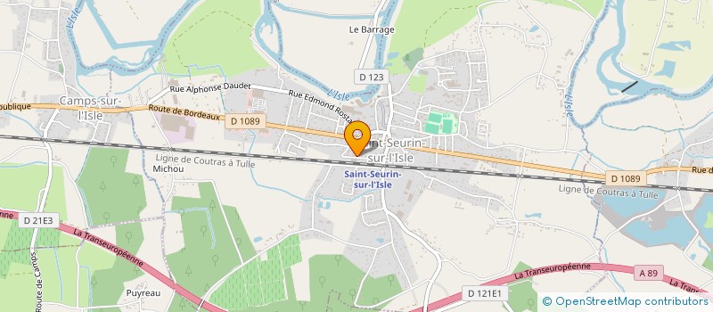 localisation de l'entreprise SCI LALY  SAINT-SEURIN-SUR-L'ISLE