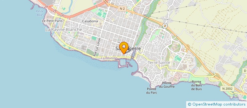 localisation de l'entreprise SCI LAM à SAINT-PIERRE