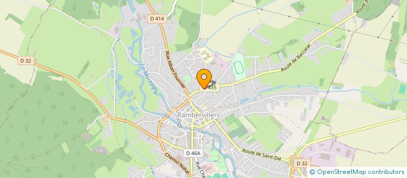 localisation de l'entreprise SCI LAM  RAMBERVILLERS