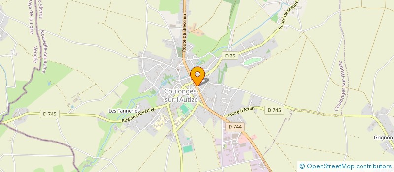 localisation de l'entreprise SCI LAM  COULONGES-SUR-L'AUTIZE