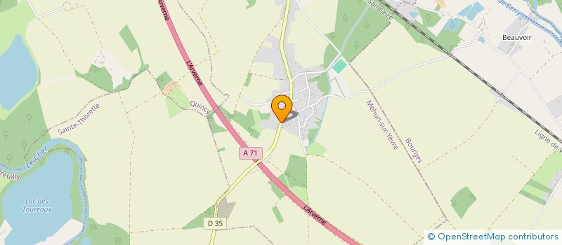 localisation de l'entreprise SCI LAM  MEHUN-SUR-YEVRE