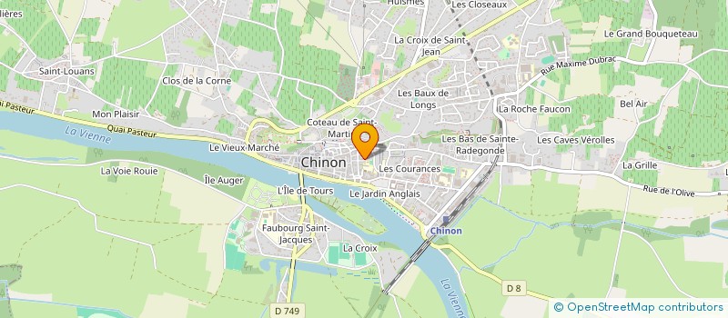 localisation de l'entreprise SCI LAM  CHINON