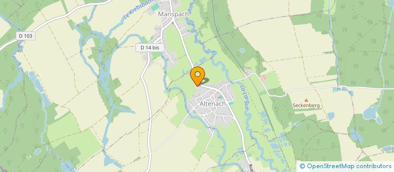 localisation de l'entreprise SCI LAM  ALTENACH