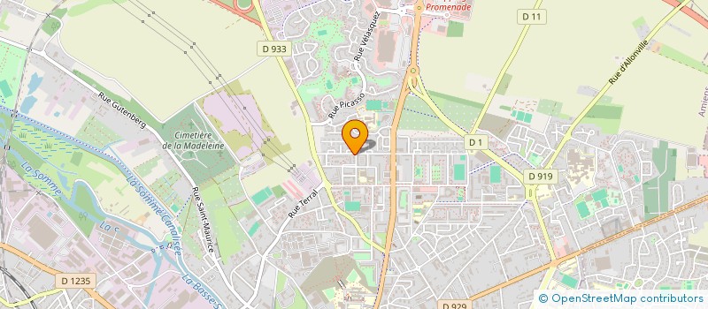 localisation de l'entreprise SCI LAM 80  AMIENS