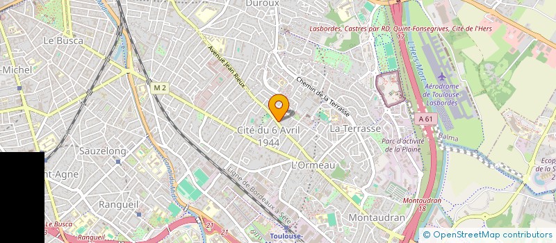 localisation de l'entreprise SCI LAM à TOULOUSE