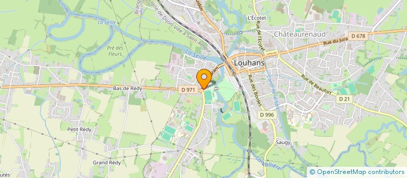 localisation de l'entreprise SCI LAM à LOUHANS