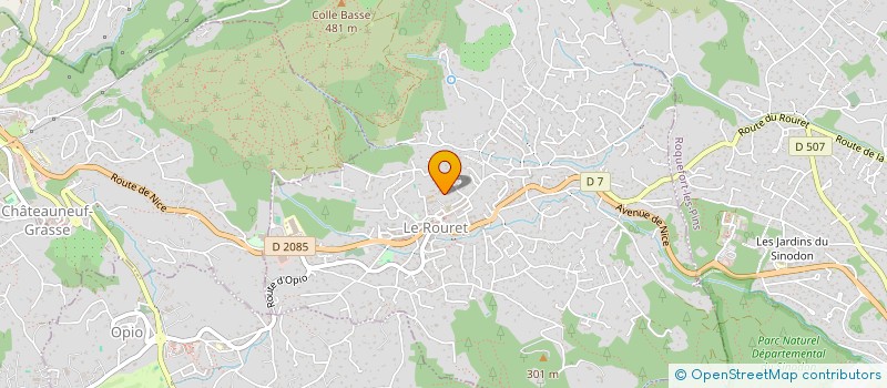 localisation de l'entreprise SCI LAM  LE ROURET