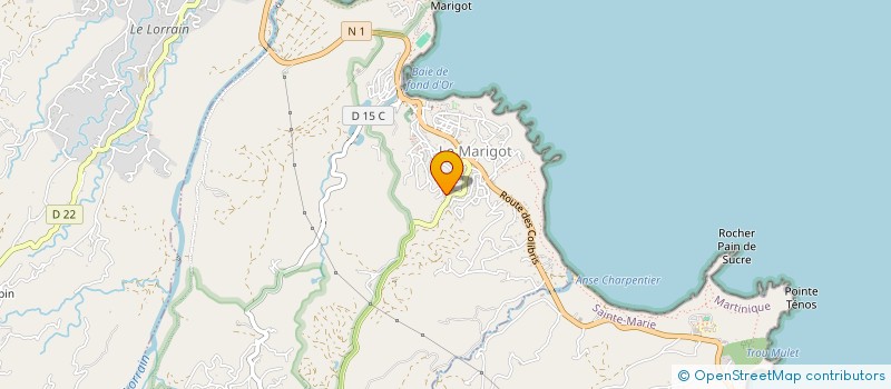 localisation de l'entreprise SCI LAM  LE MARIGOT