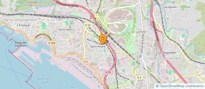 localisation de l'entreprise SCI LAM à MARSEILLE