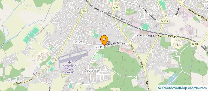 localisation de l'entreprise SCI LAM HOUSE  DAX